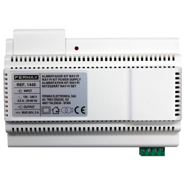 FERMAX® Power Supply for WAY-FI™ 26VDC / 2Amp Kit - DIN8 [ 1440]