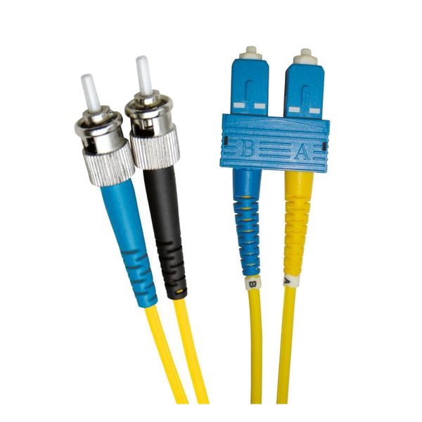 OS2 FO Patch Lead ST-SC 09/125 Duplex LS0H Yellow 20 M [200-106]