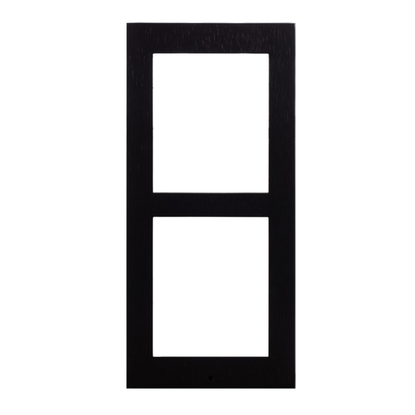2N® Surface Installation Frame for 2 Black Modules [9155022B]