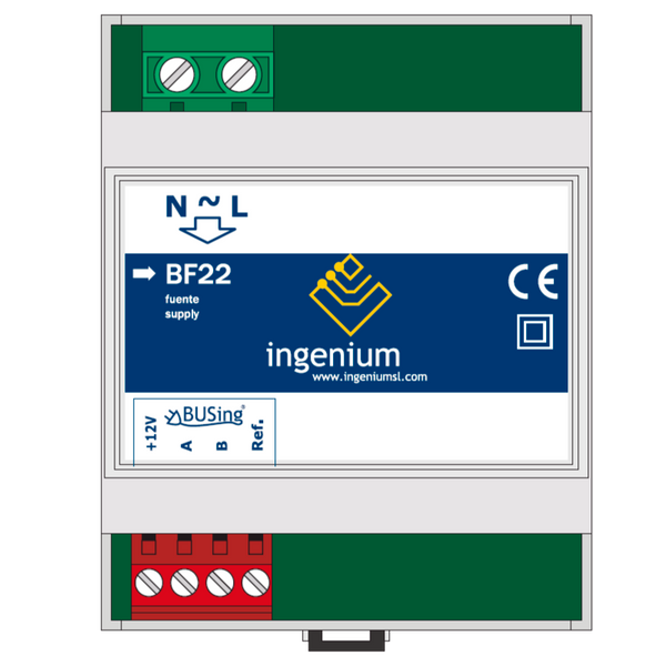 FERMAX® Ingenium™ BF22 PSU - 12VDC 1Amp (DIN-4) [9836]