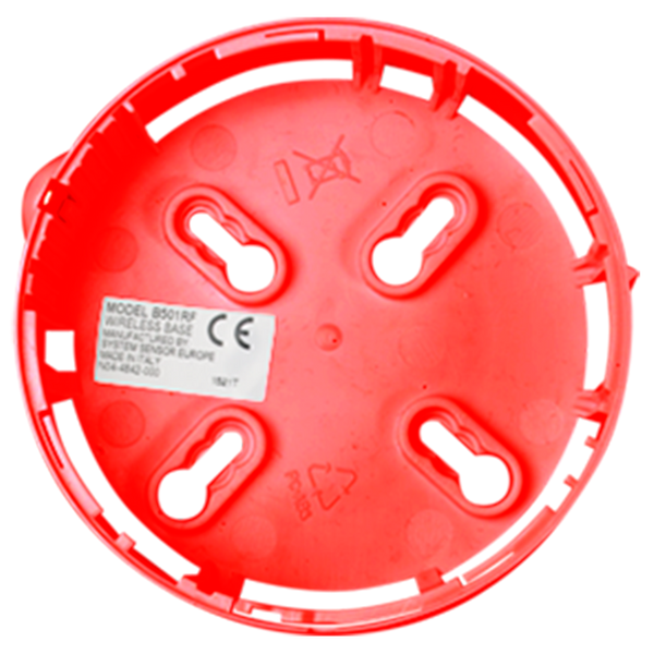 Standard Red Base for HONEYWELL™ Via Radio Elements [B501RF-RR]