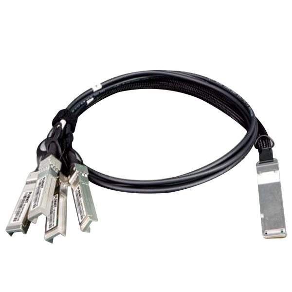 PLANET™ 40G QSFP+ to 4 10G SFP+ Direct Attached Copper Cable (1M length) [CB-QSFP4X10G-1M]