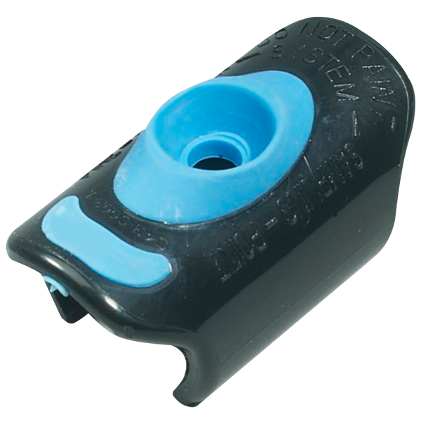 Clip de 6.5mm (Color Azul, Franja Azul)//6.5mm Clip (Blue Color, Blue Strip)
