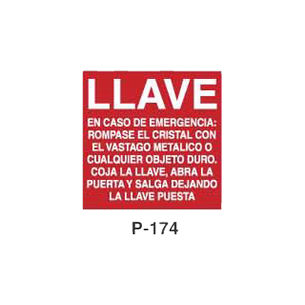 Prohibition and Fire Signboard Type 3 (Plastic Sheet - Class A) [P-174-A]