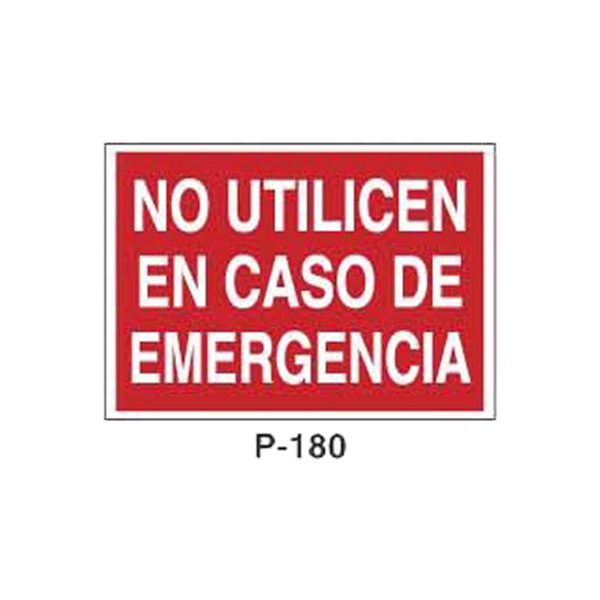 Prohibition and Fire Signboard Type 3 (Plastic Sheet - Class A) [P-180-A]