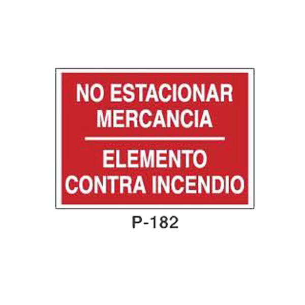 Prohibition and Fire Signboard Type 3 (Plastic Sheet - Class A) [P-182-A]