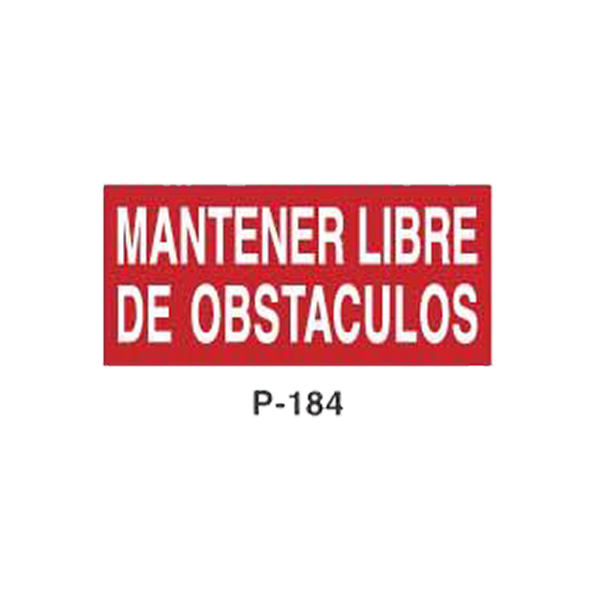 Prohibition and Fire Signboard Type 3 (Plastic Sheet - Class A) [P-184-A]