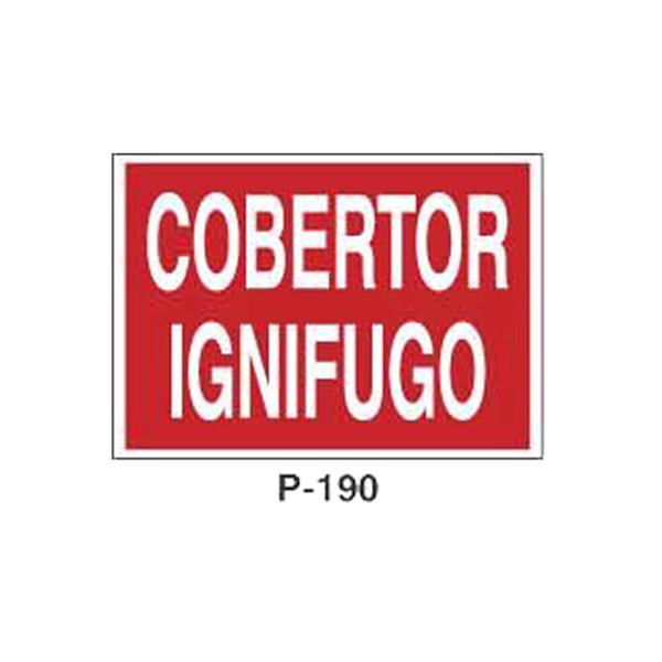 Prohibition and Fire Signboard Type 3 (Plastic Sheet - Class A) [P-190-A]