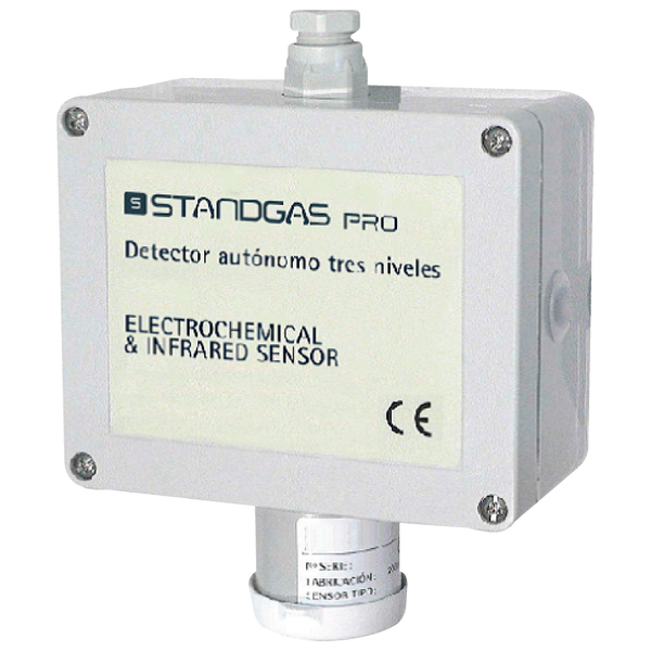 Standgas™ PRO Cl2 0-10 ppm Standalone Detector with 3 Relay Module [SSQNCL2MR]