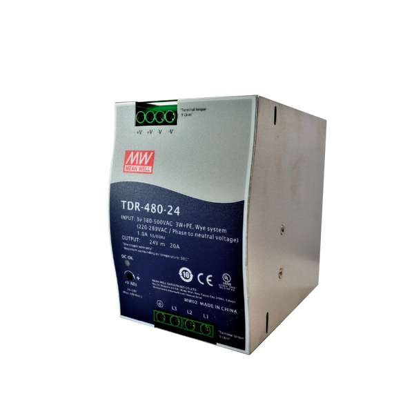 MEANWELL® TDR-480 Power Supply Unit [TDR-480-24]