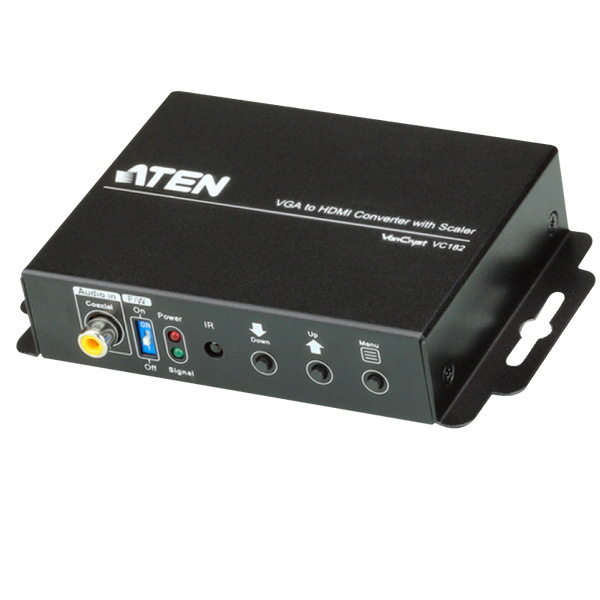 ATEN™ VGA/Audio to HDMI Converter with Scaler [VC182-AT-G]